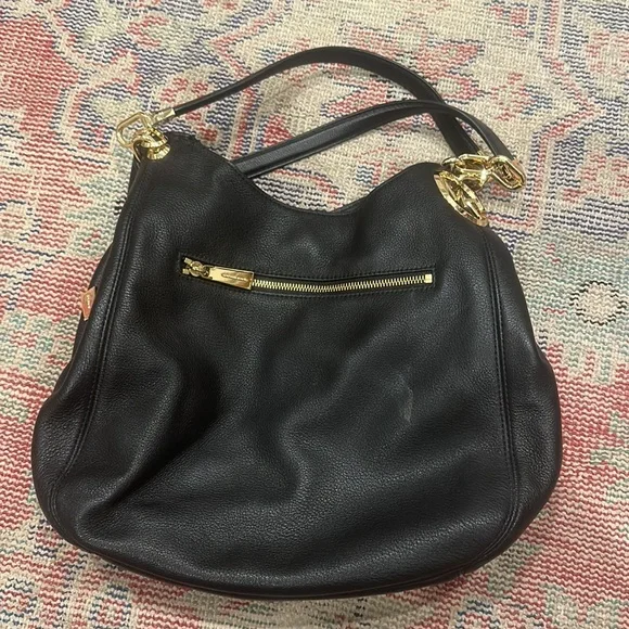 Michael Kors Black Leather Women's Bag - Picture 2 of 6